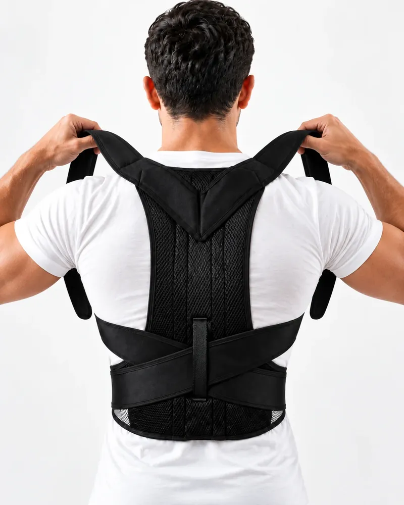 Étape 1 — Enfiler Étape 1 : enfiler correctement le Medical Back Support.